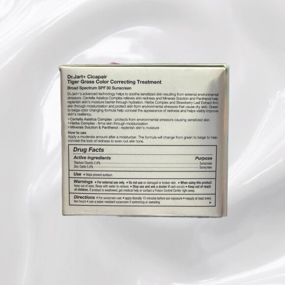 Dr Jart + Cicapair Tiger Grass Color Correcting Treatment NEW IN BOX - Picture 3 of 4